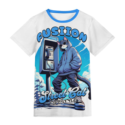 FUSIION Supreme Street Cat Short Sleeve Tshirt